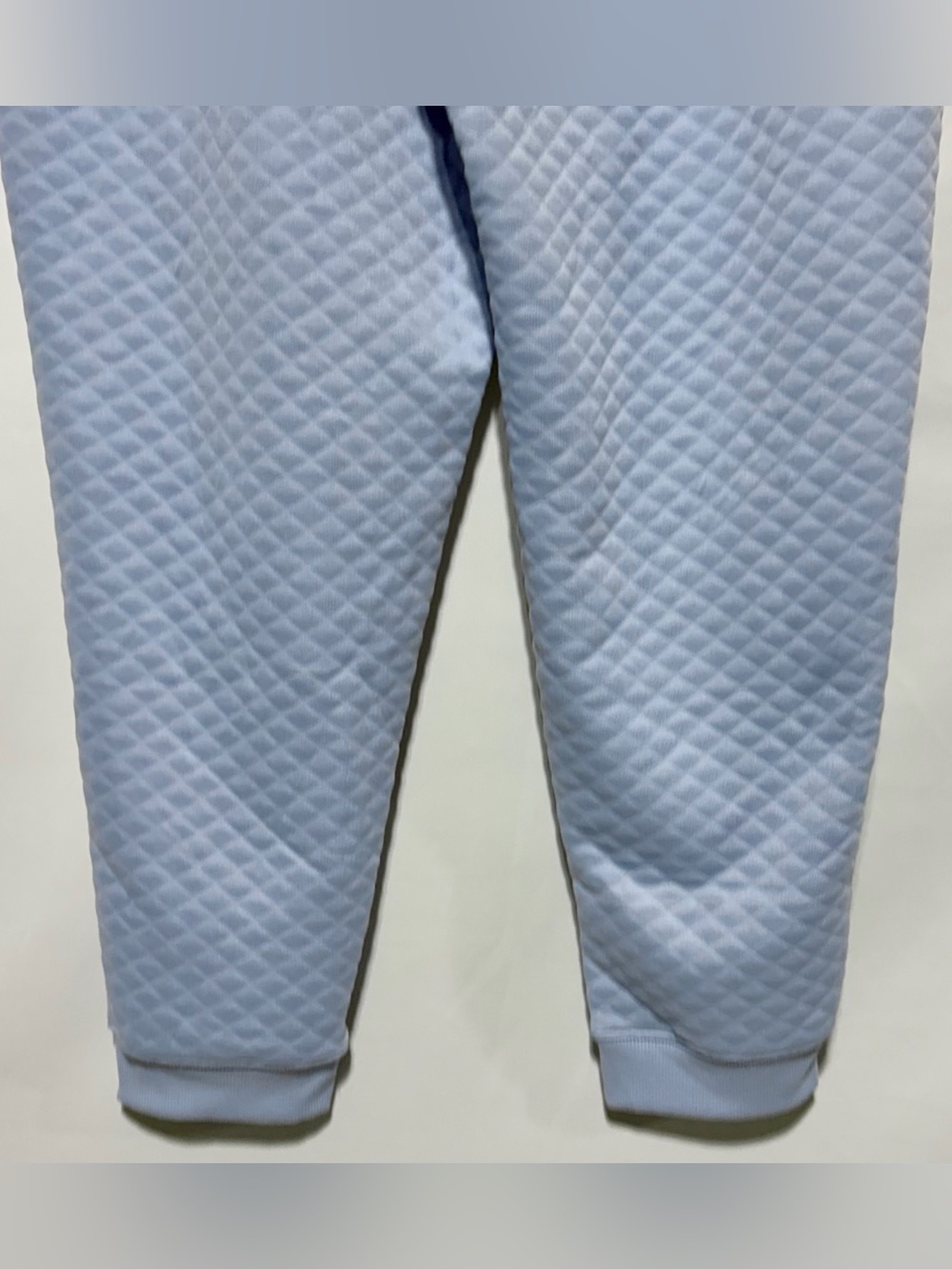 Lands End Quilted Lounge Pants Pull-On Jogger Sweatpants Light Blue Size XXL - Picture 10 of 14